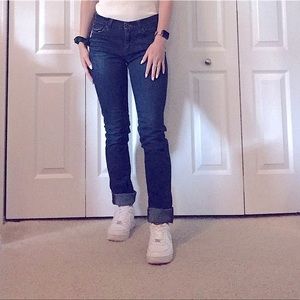 lucky brand brooke straight size 2/26long jeans